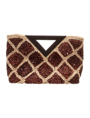 Raffia Minaudière w/ Tags