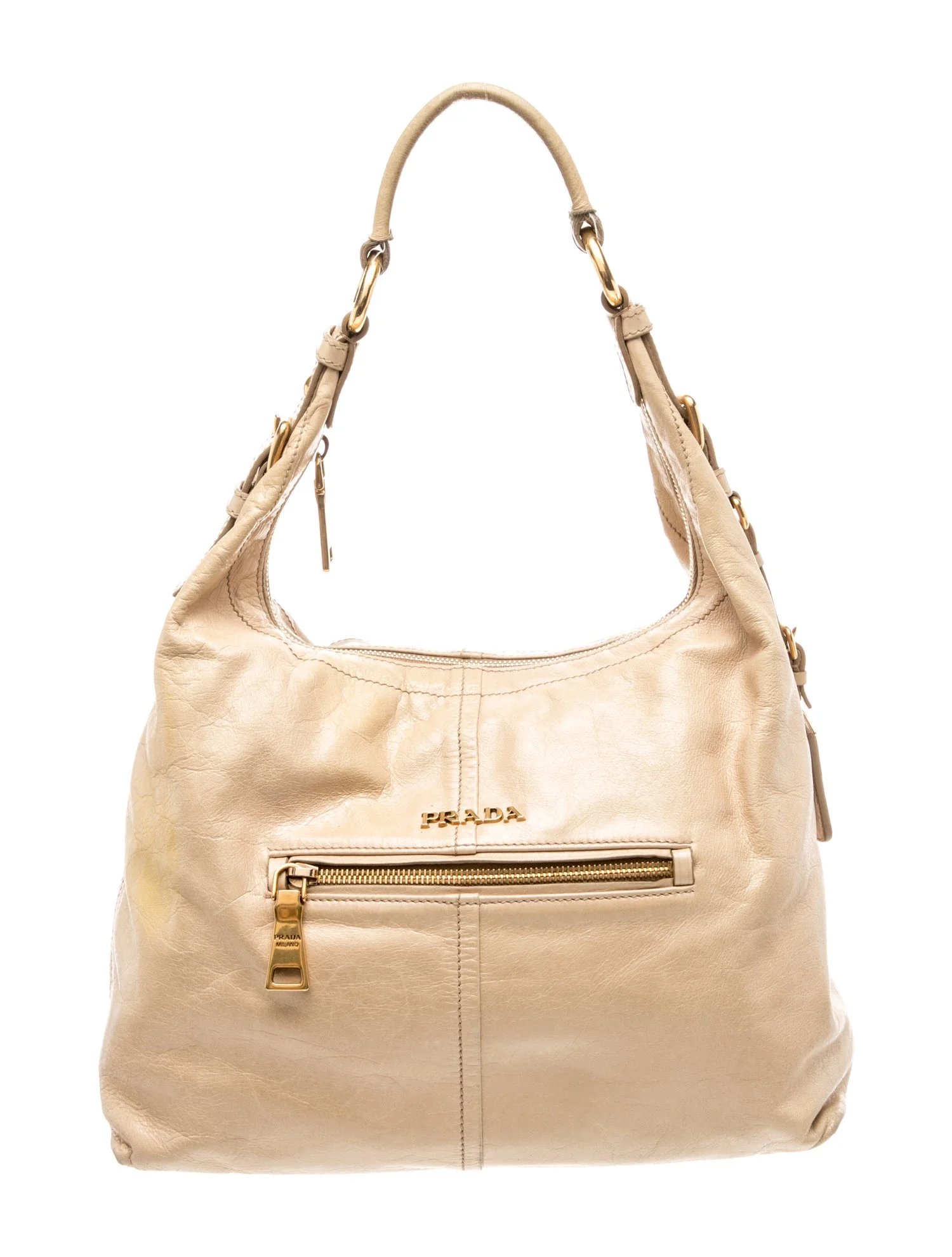Glace Calf Leather Hobo