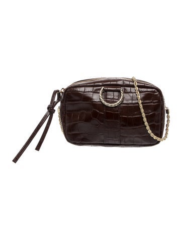 Embossed Leather Clutch