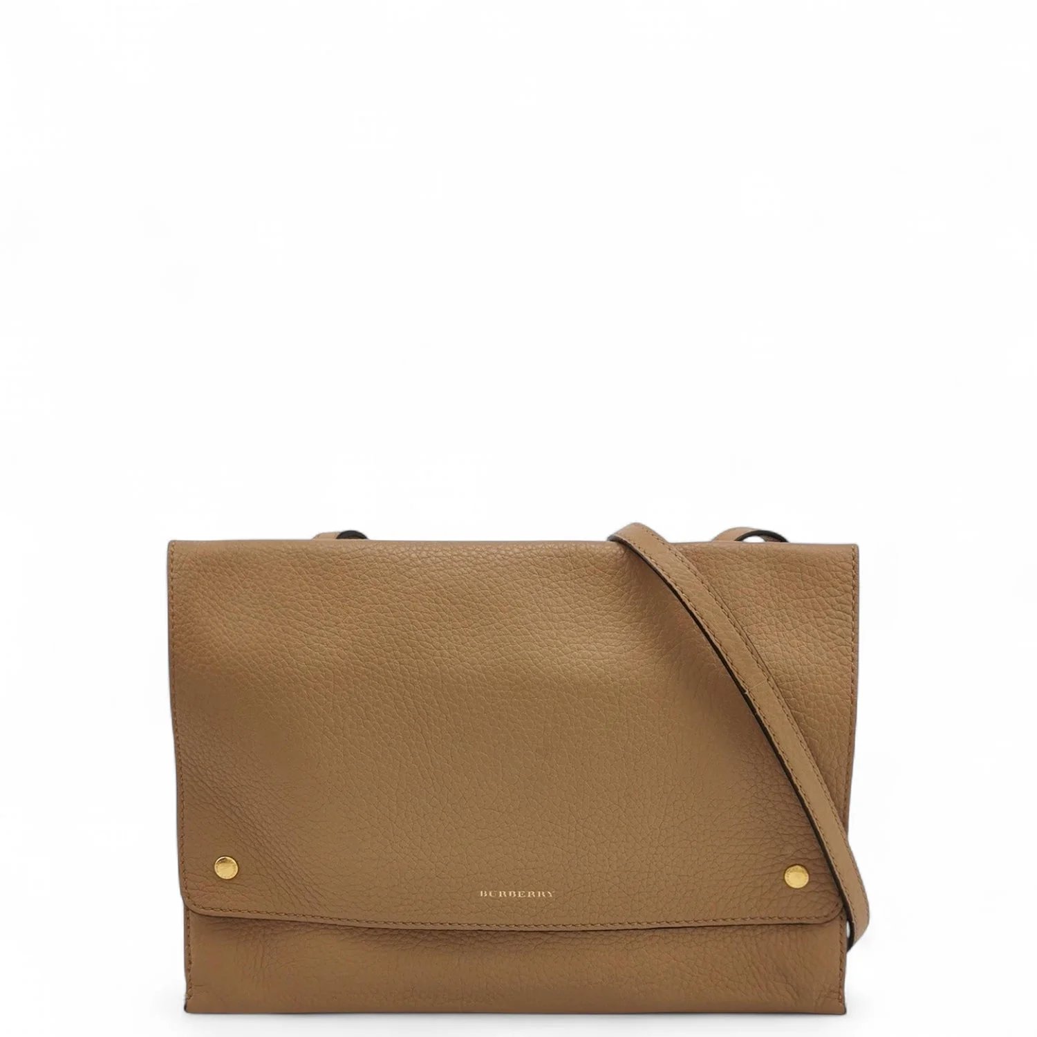 Burberry Calfskin Double Side Flap