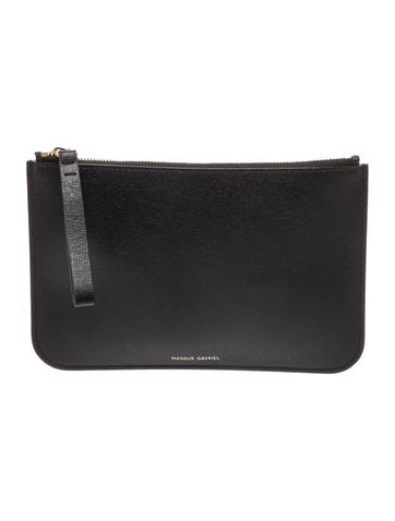 Leather Bucket Bag Pouch
