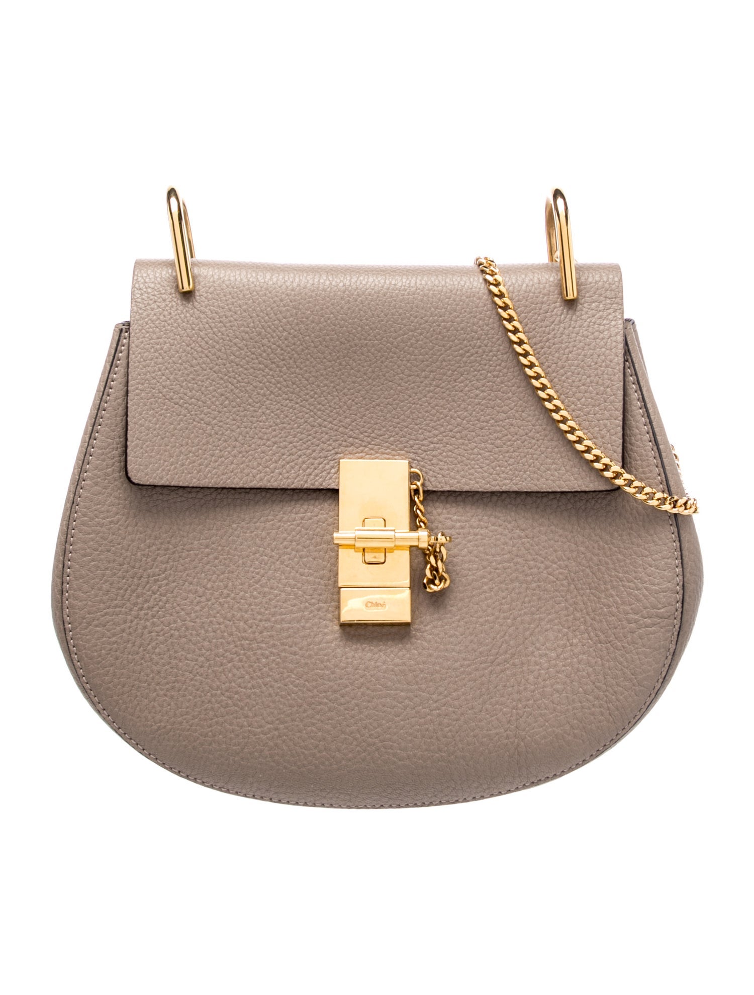 Leather Chloe Drew Shoulder Bag Small