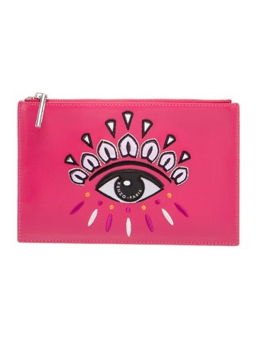 Kenzo Leather Clutch w/ Tags