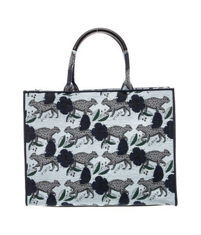 Furla Canvas Top Handle Bag