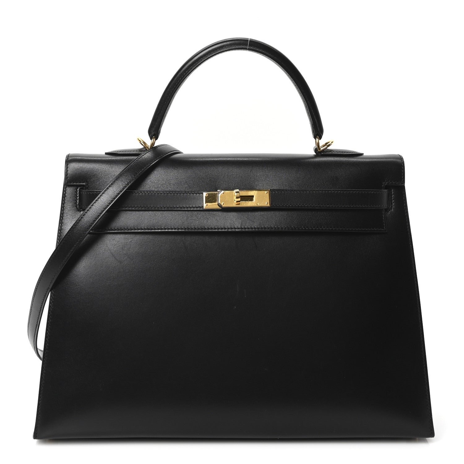 Hermes Box Kelly Sellier 35 Black