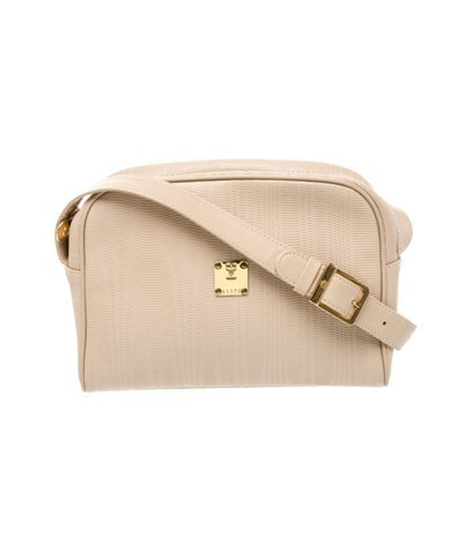 MCM Leather Messenger Bag