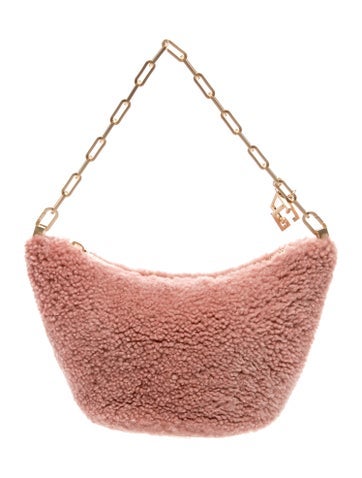 Faux Fur Top Handle Bag