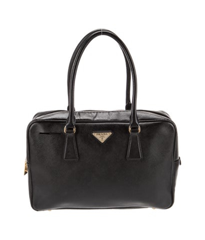 Prada Saffiano Lux Leather Bauletto