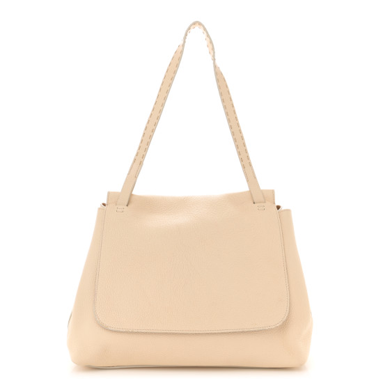 The Row Grained Calfskin Sidekick Beige