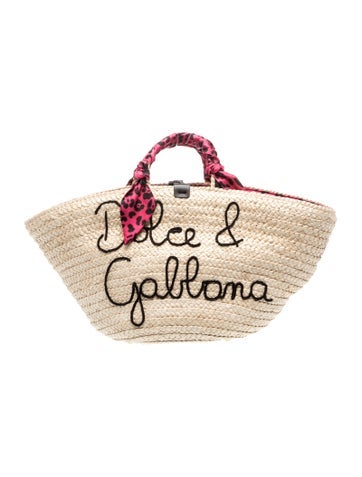 Dolce & Gabbana Raffia Tote