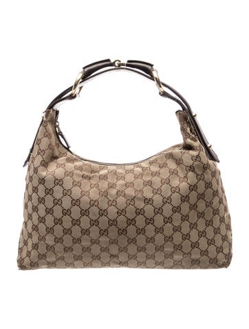 GG Canvas Horsebit Chain