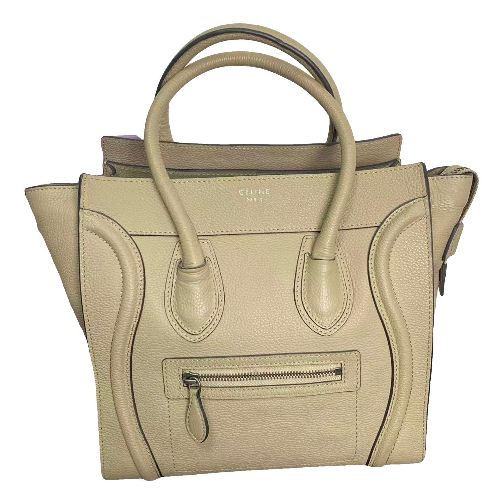 Luggage leather handbag