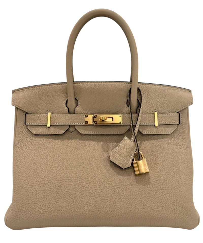 Hermes Trench Togo Birkin 30 Gold Hardware, 2016