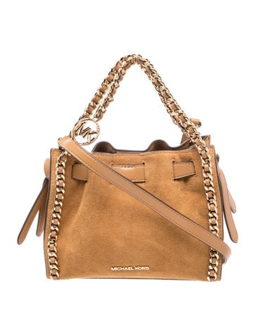 Michael Kors Suede Bucket Bag