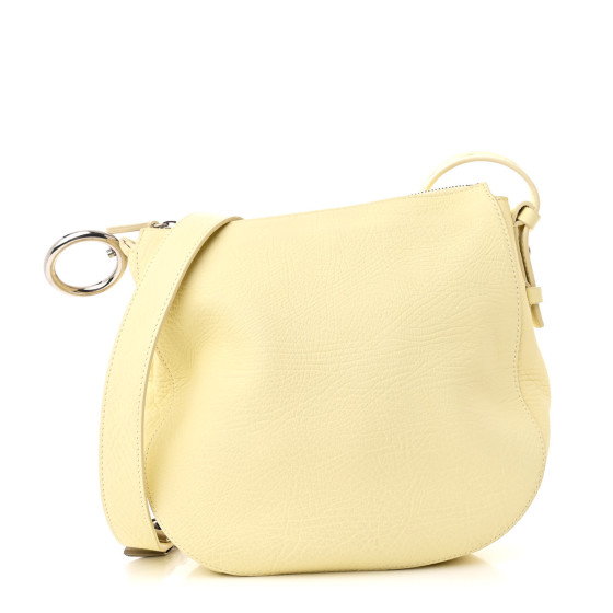 Burberry Grainy Calfskin Small Knight Crossbody Bag Sherbert