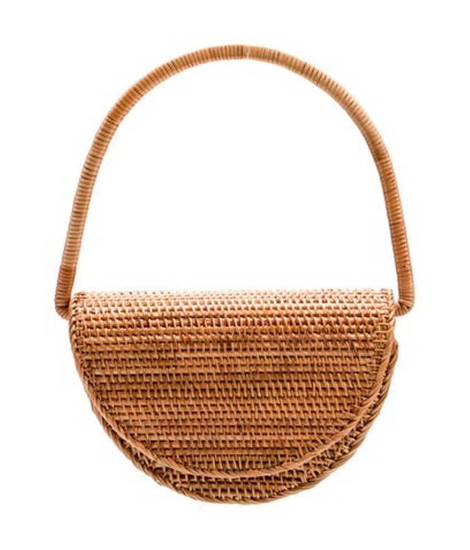 Cult Gaia Gaia Wicker Shoulder Bag