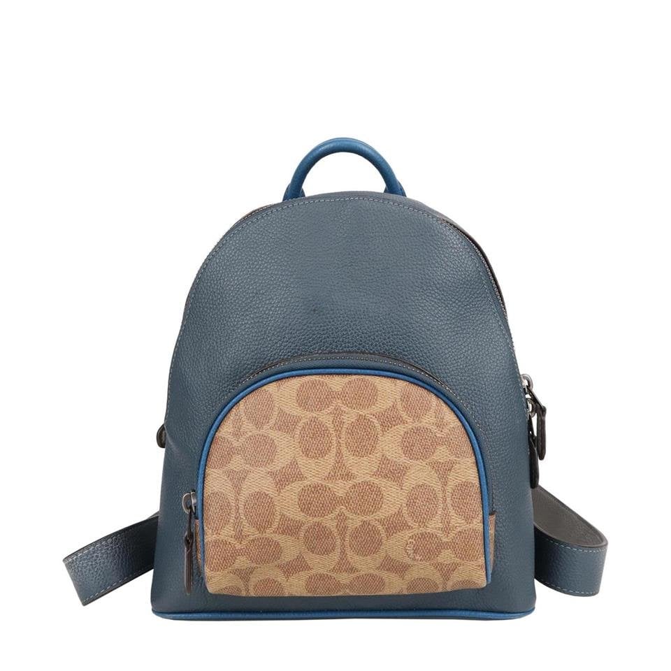 Leather backpack