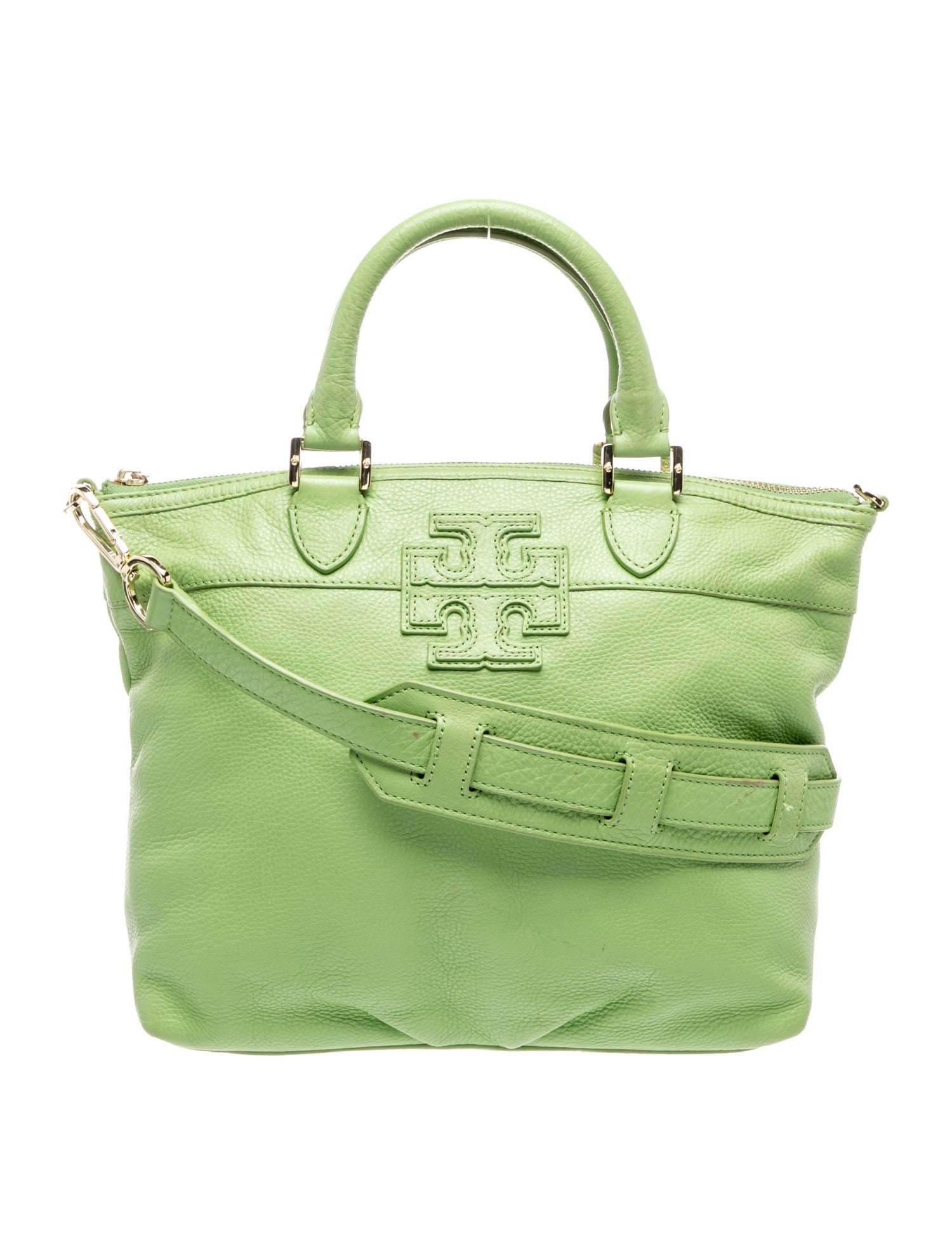 Leather Top Handle Bag
