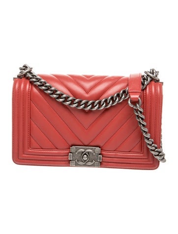 Medium Chevron Boy Bag