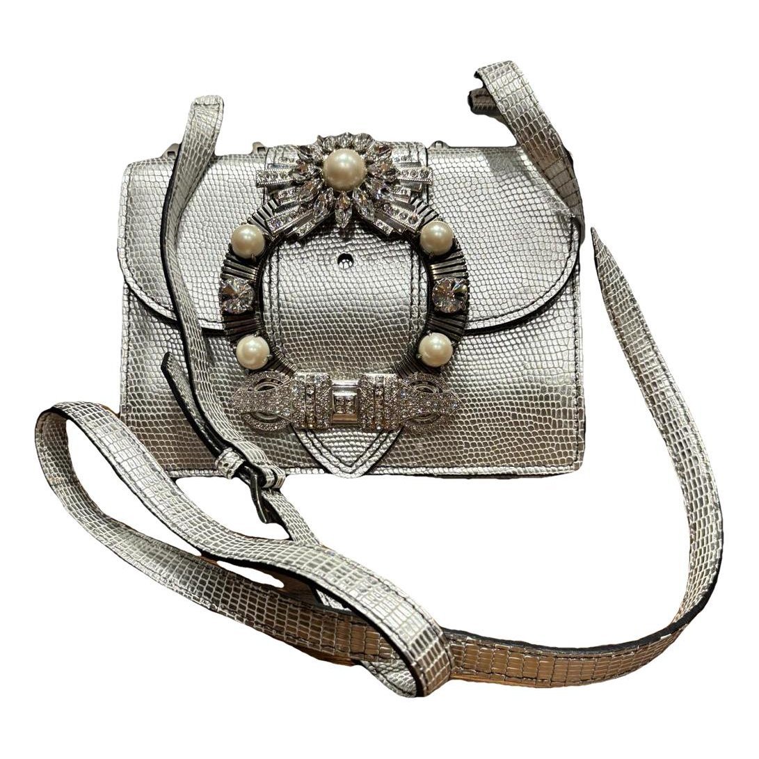 Miu Lady leather handbag