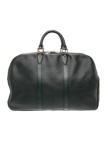 Taiga Leather Keepall Bandouliere