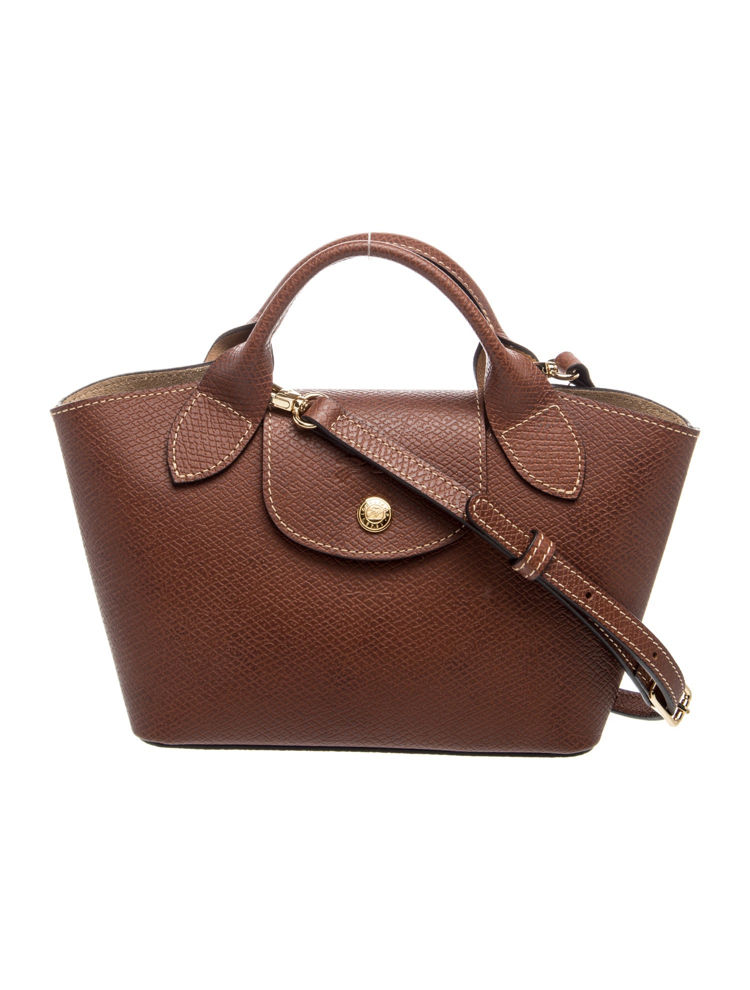 Leather Top Handle Bag