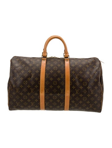 Louis Vuitton LV Monogram Keepall 50 Vintage