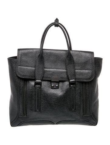 Leather Top Handle Bag