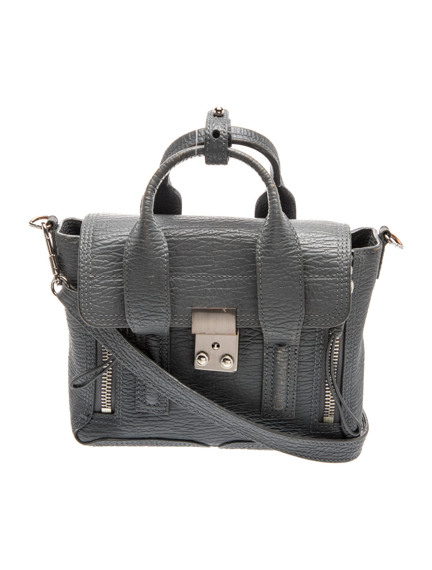 Leather Top Handle Bag