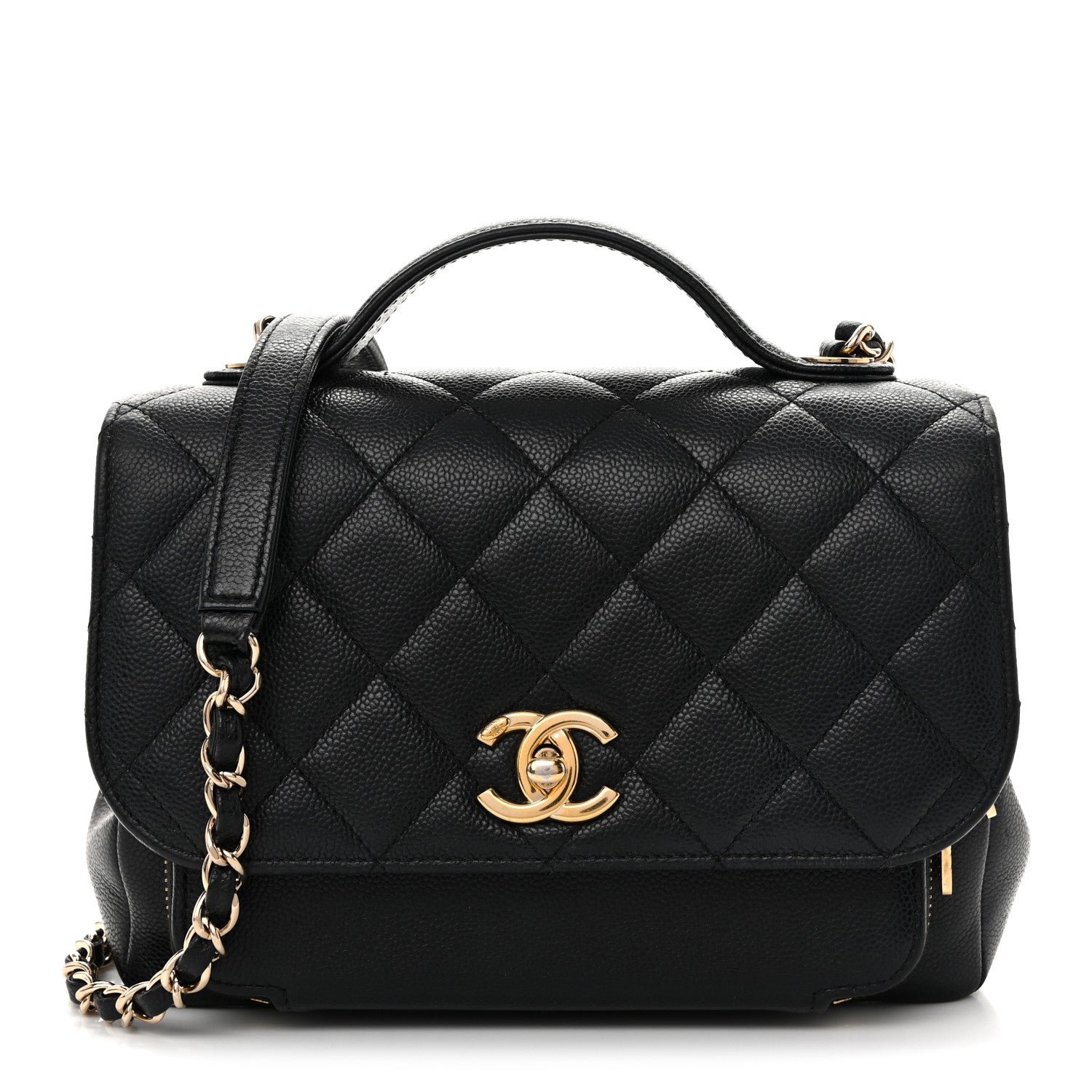 Chanel Caviar Quilted Medium Business Affinity Flap Black