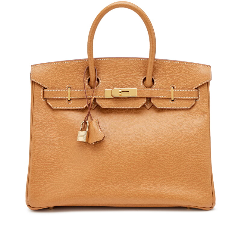 Vintage Naturel Ardennes Birkin 35 Gold Hardware, 2002