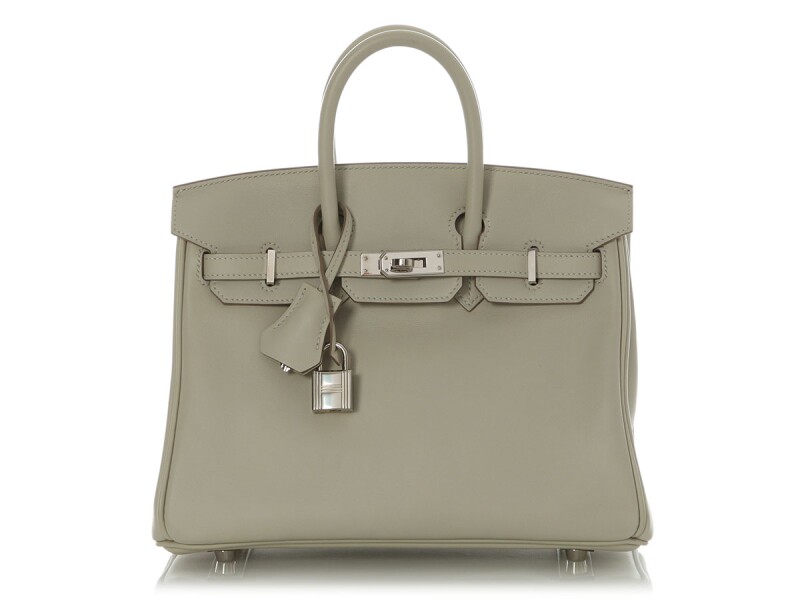 Gris Perle Swift Birkin 25 Palladium Hardware, 2020