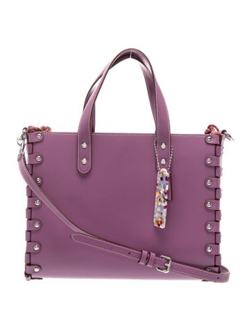 Coach Leather Top Handle Bag