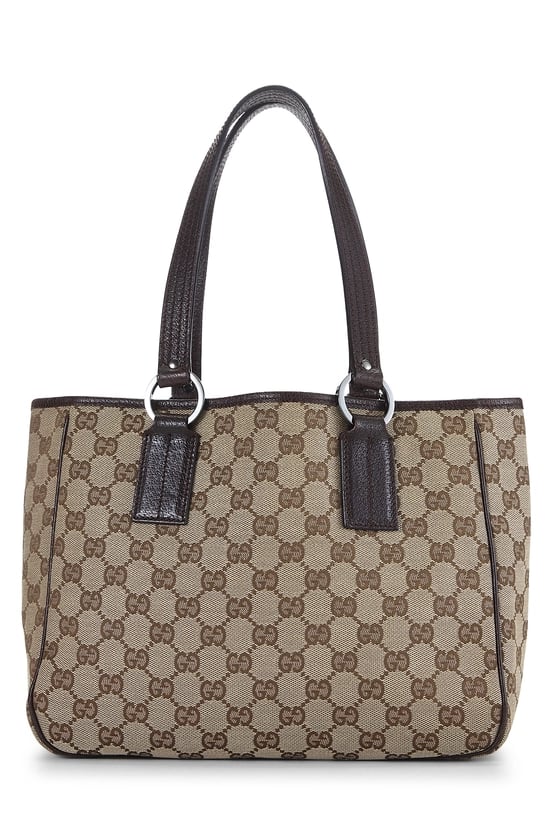 Brown Original GG Canvas Tote Small