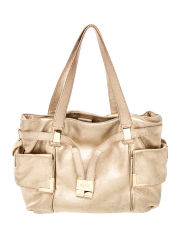 Leather Top Handle Bag