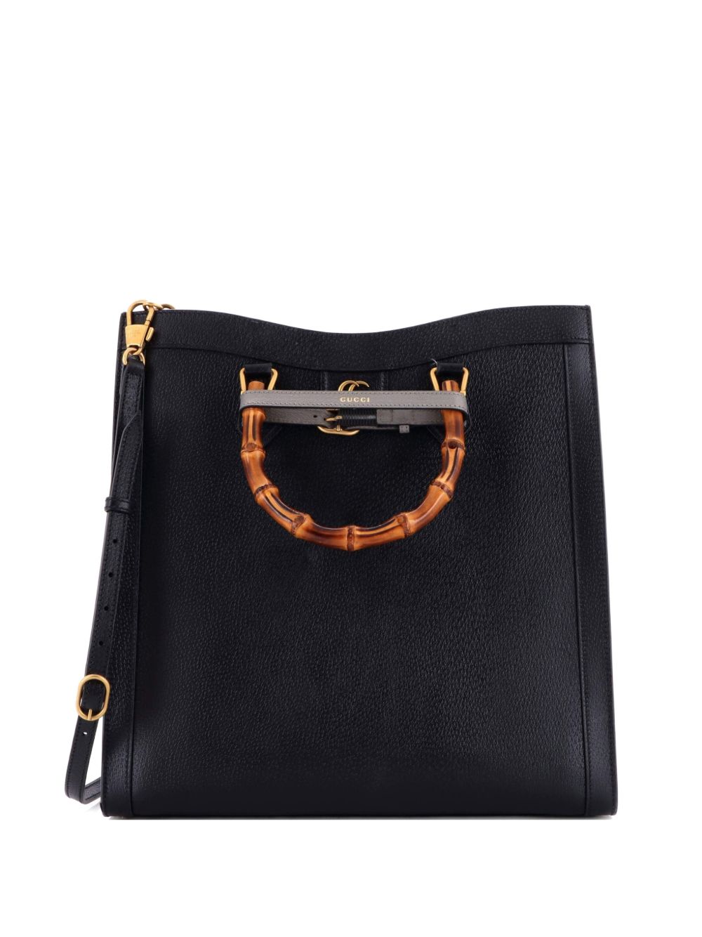 Diana NM Bamboo Handle Leather Large tote bag