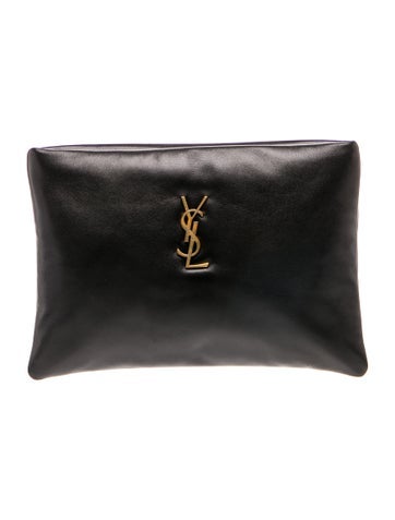 Leather Signature Calypso Pillow Pouch Small 2023