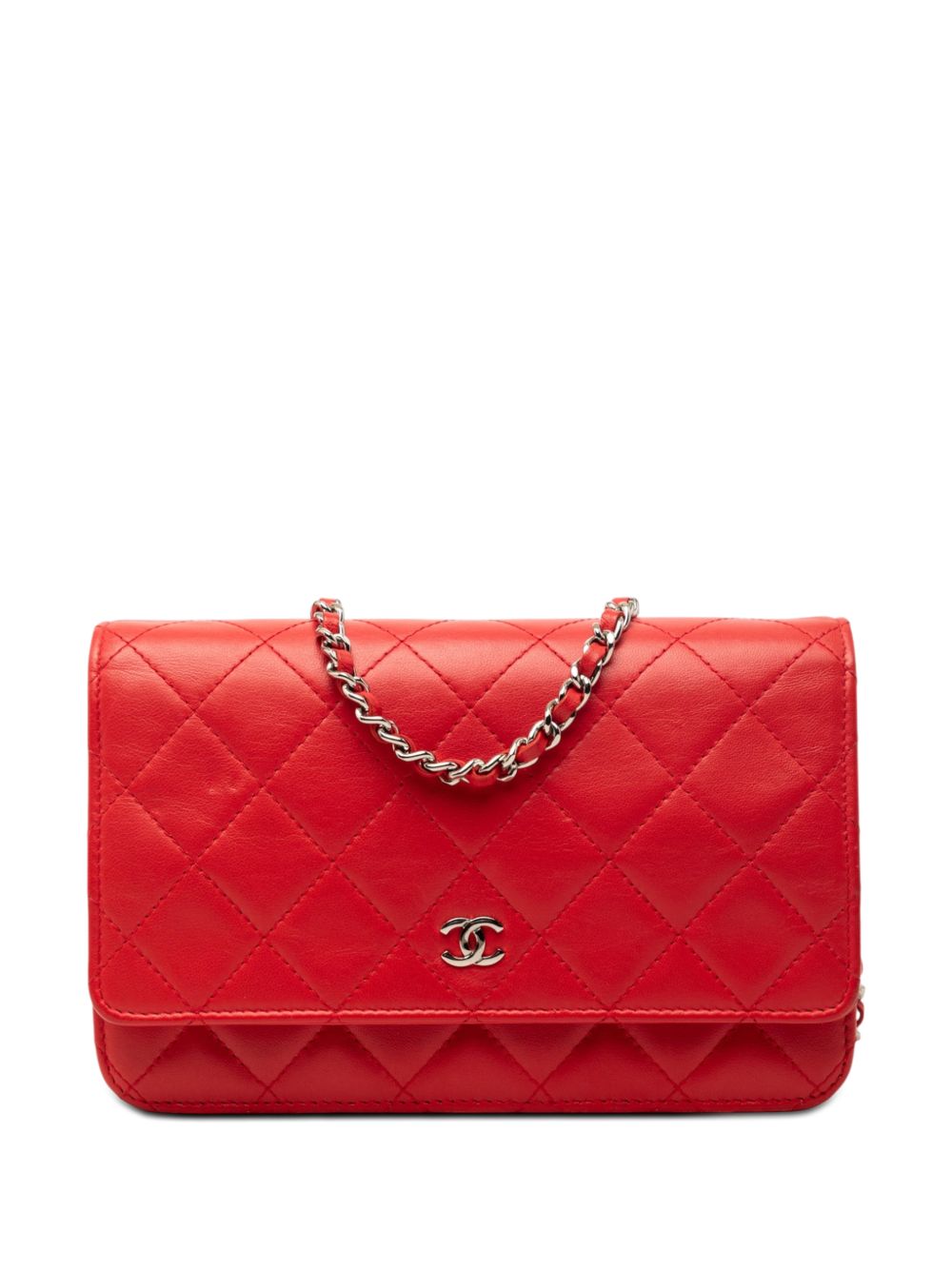 2016-2017 CC Quilted Lambskin Wallet on Chain crossbody bag
