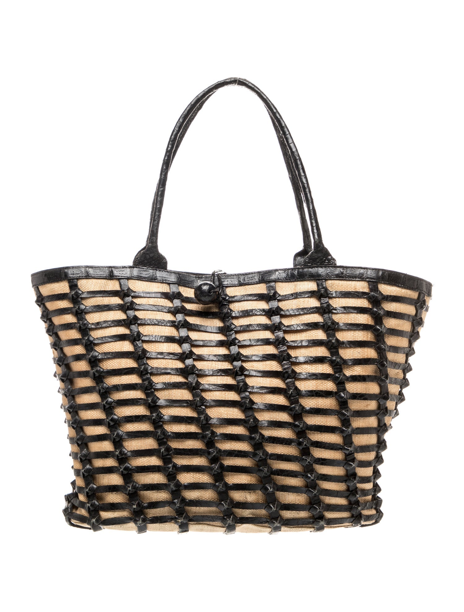 Nancy Gonzalez Raffia Tote