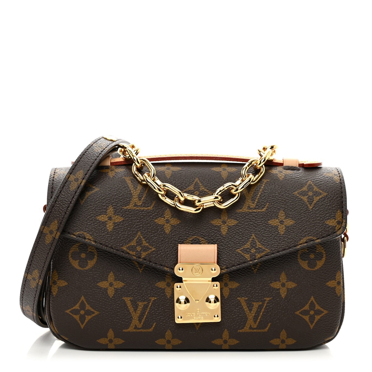 Louis Vuitton Monogram Pochette Metis East West