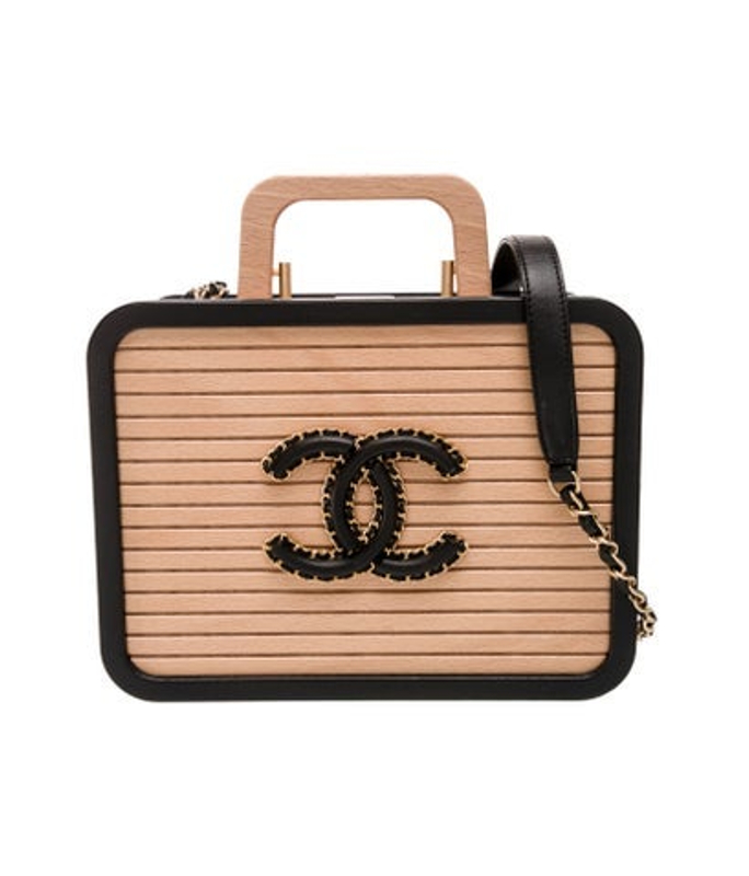 Chanel Small Beech Wood Vanity Case