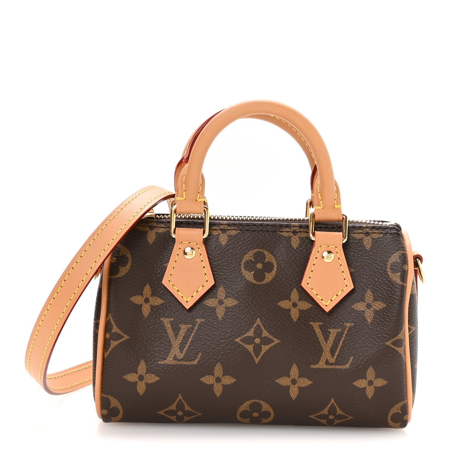 Louis Vuitton Monogram Nano Speedy Bandouliere