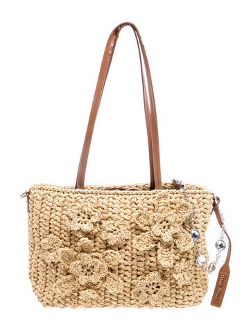 Raffia Shoulder Bag