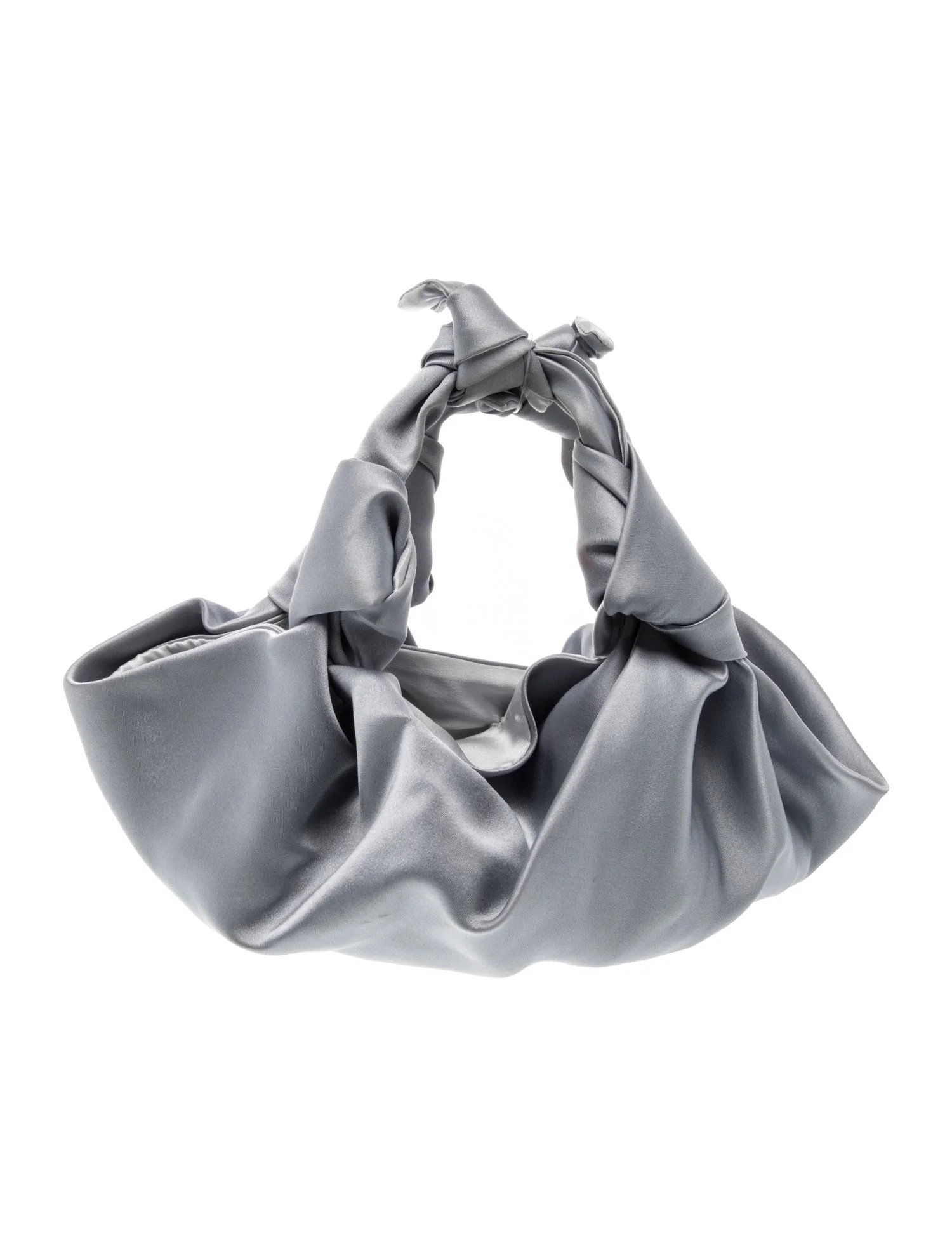 Satin Top Handle Bag