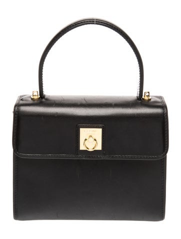 Leather Top Handle Bag Vintage