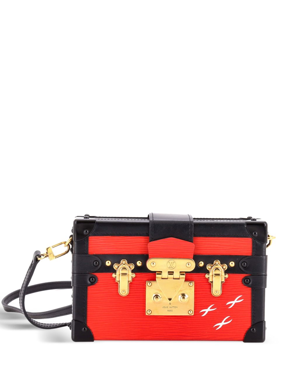 Louis Vuitton Petite Malle Handbag Epi Leather clutch bag