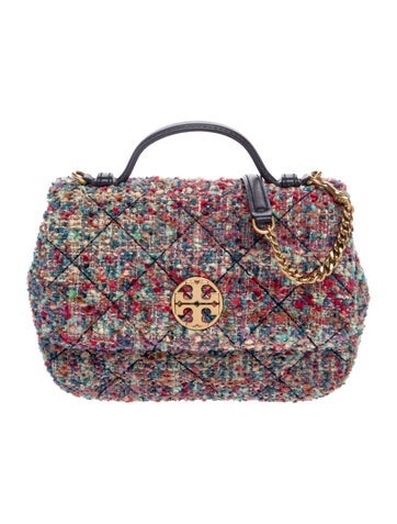 Tweed Top Handle Bag