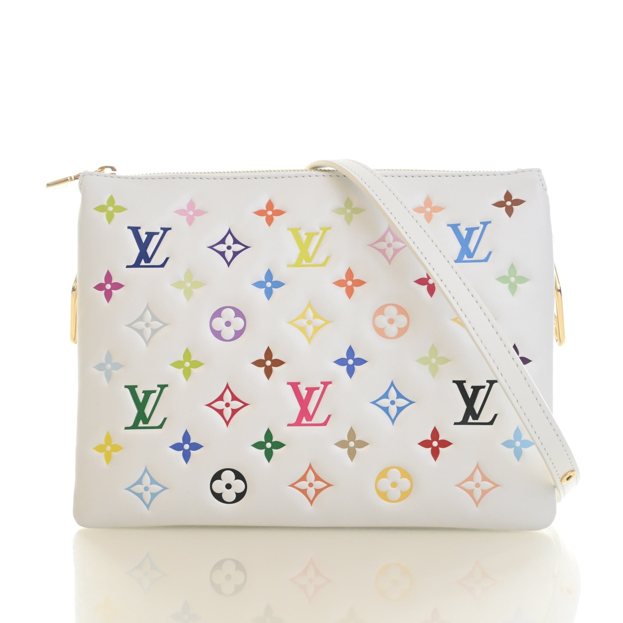 Louis Vuitton x Takashi Murakami Multicolor Monogram Coussin PM