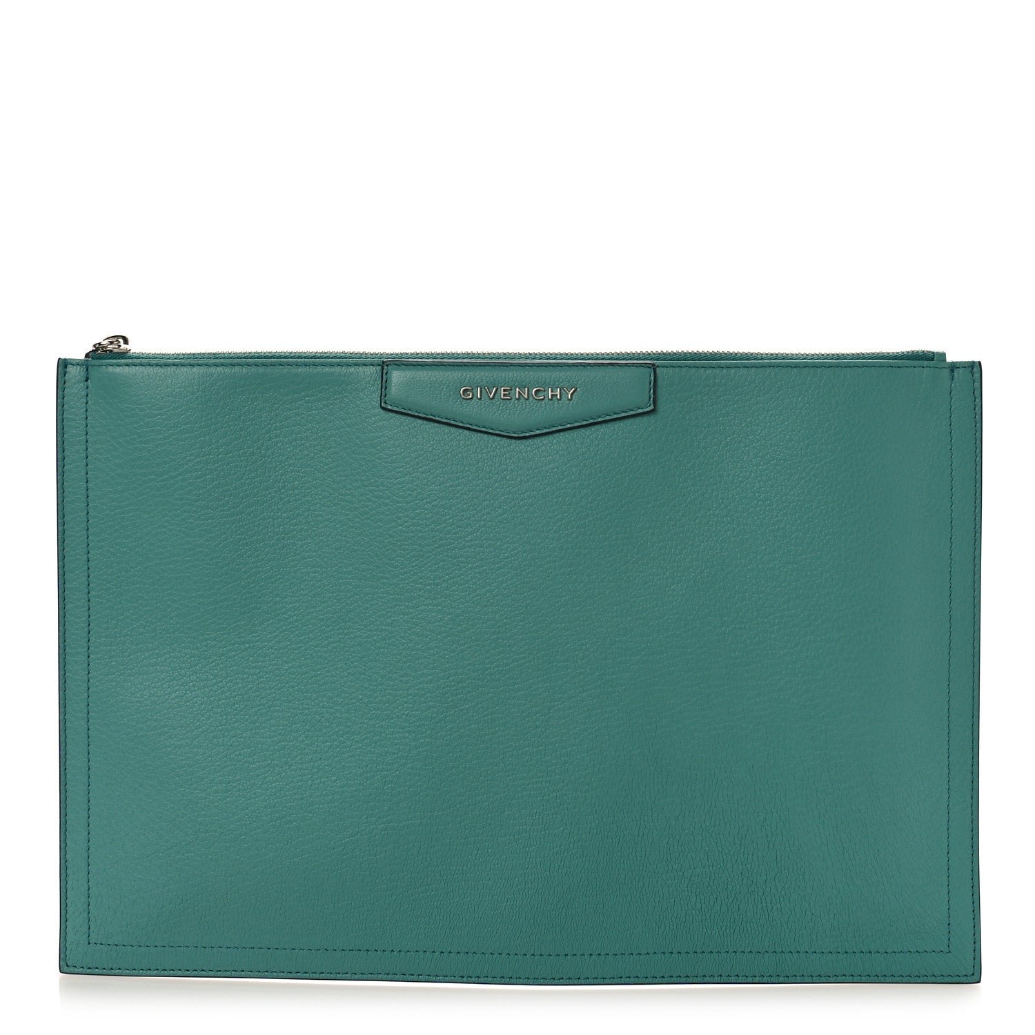 Givenchy Sugar Goatskin Medium Antigona Pouch Aqua