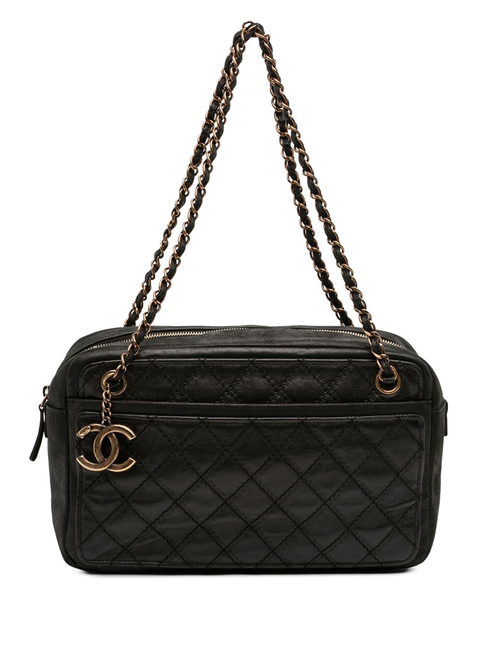 2014 CC Iridescent Lambskin and Quilted Calfskin Chain shoulder bag